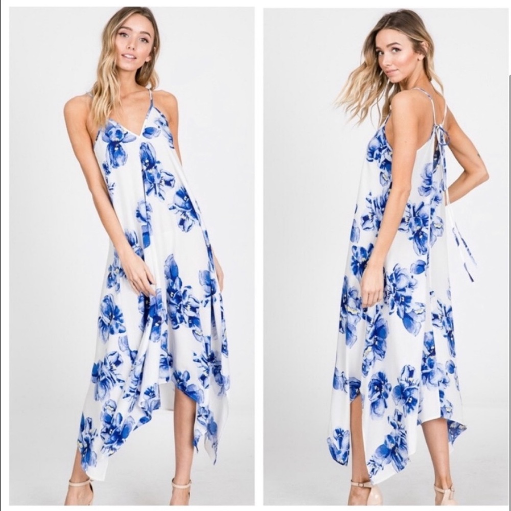 NEW Ces Femme | Floral Asymmetrical Dress